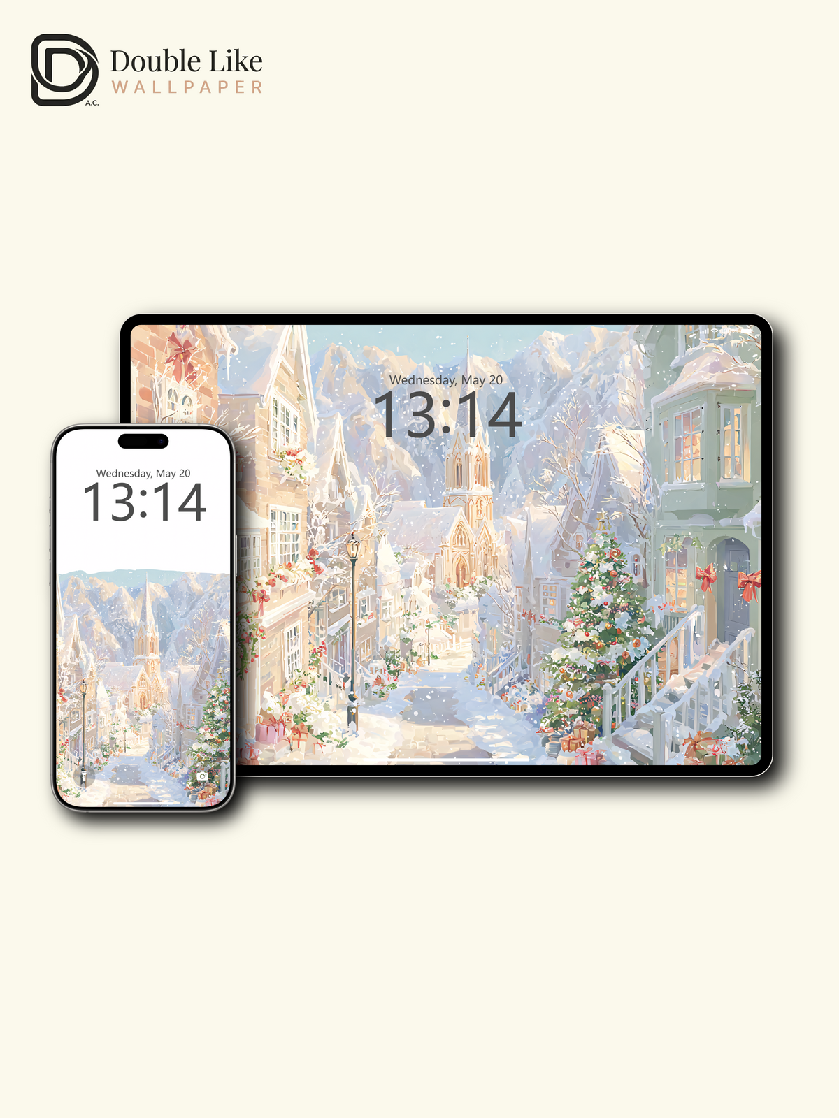 Vol.04 Aesthetic Watercolor City & Botanical Flower Art Wallpaper Pack [#WGP004]