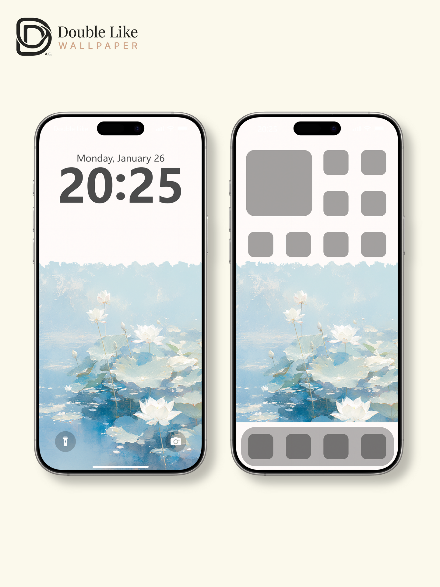 Vol.08 Aesthetic Watercolor City & Botanical Flower Art Wallpaper Pack [#WGP008]