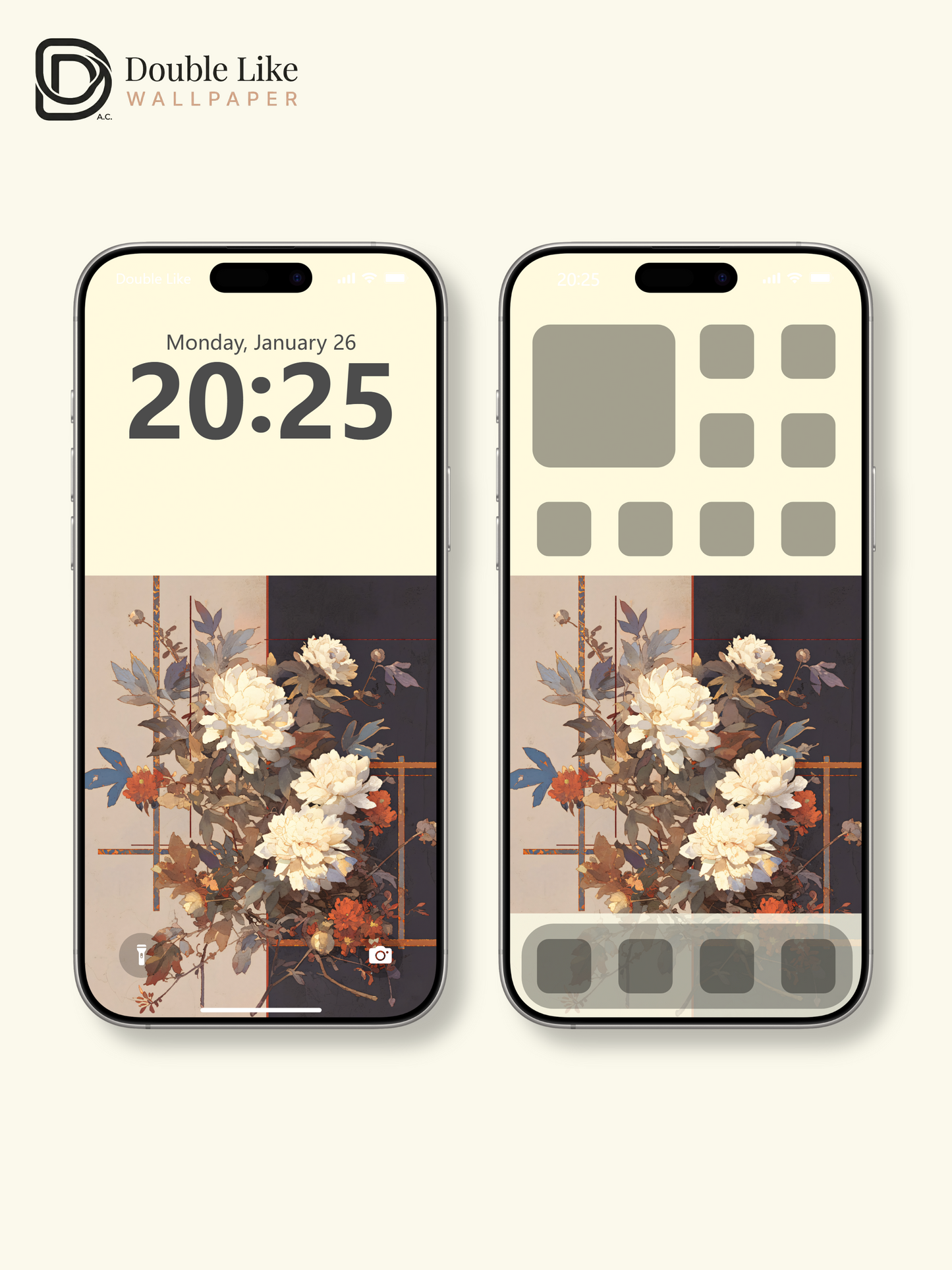 Vol.10 Aesthetic Watercolor City & Botanical Flower Art Wallpaper Pack [#WGP010]