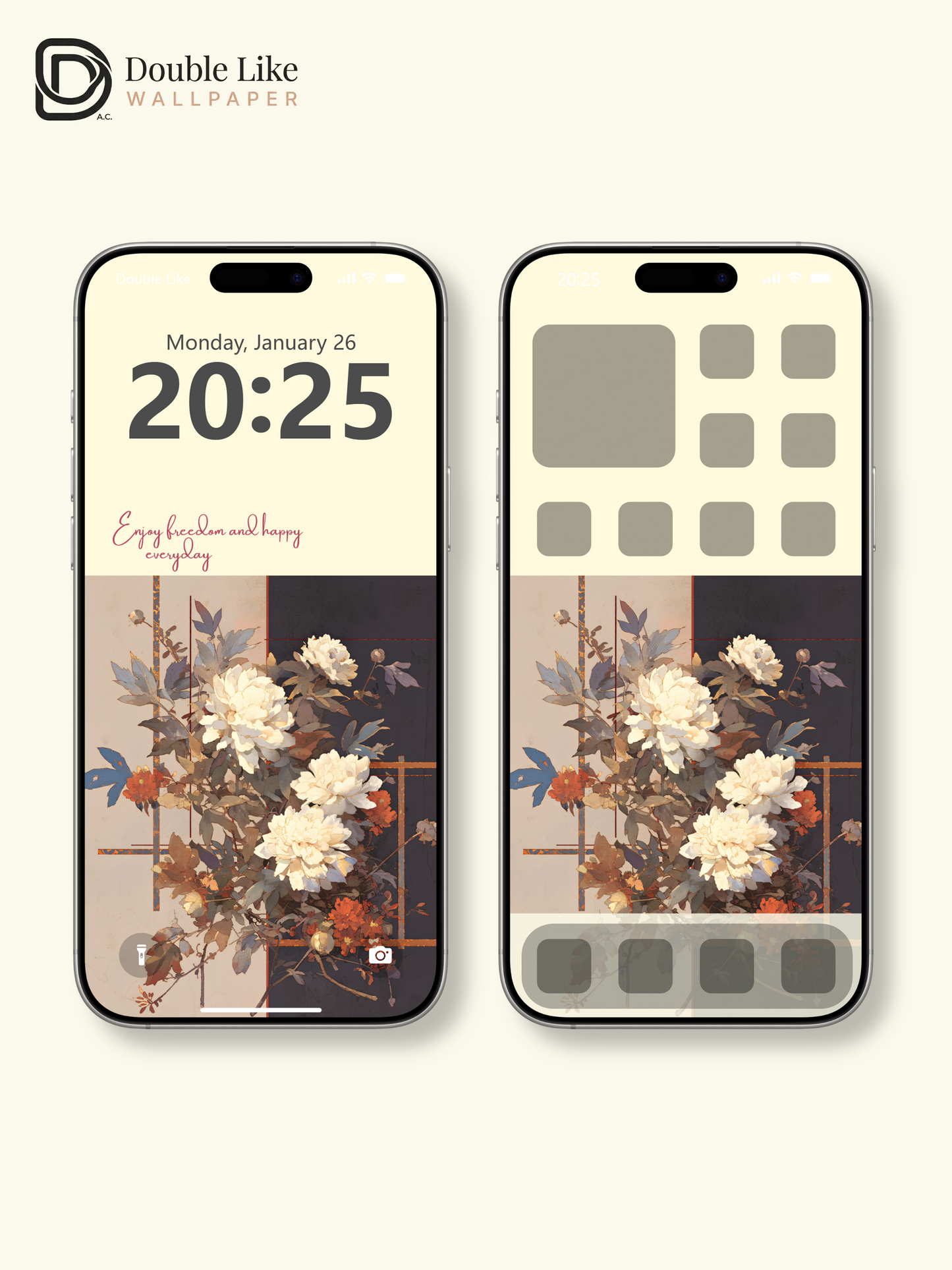 Vol.10 Aesthetic Watercolor City & Botanical Flower Art Wallpaper Pack [#WGP010]