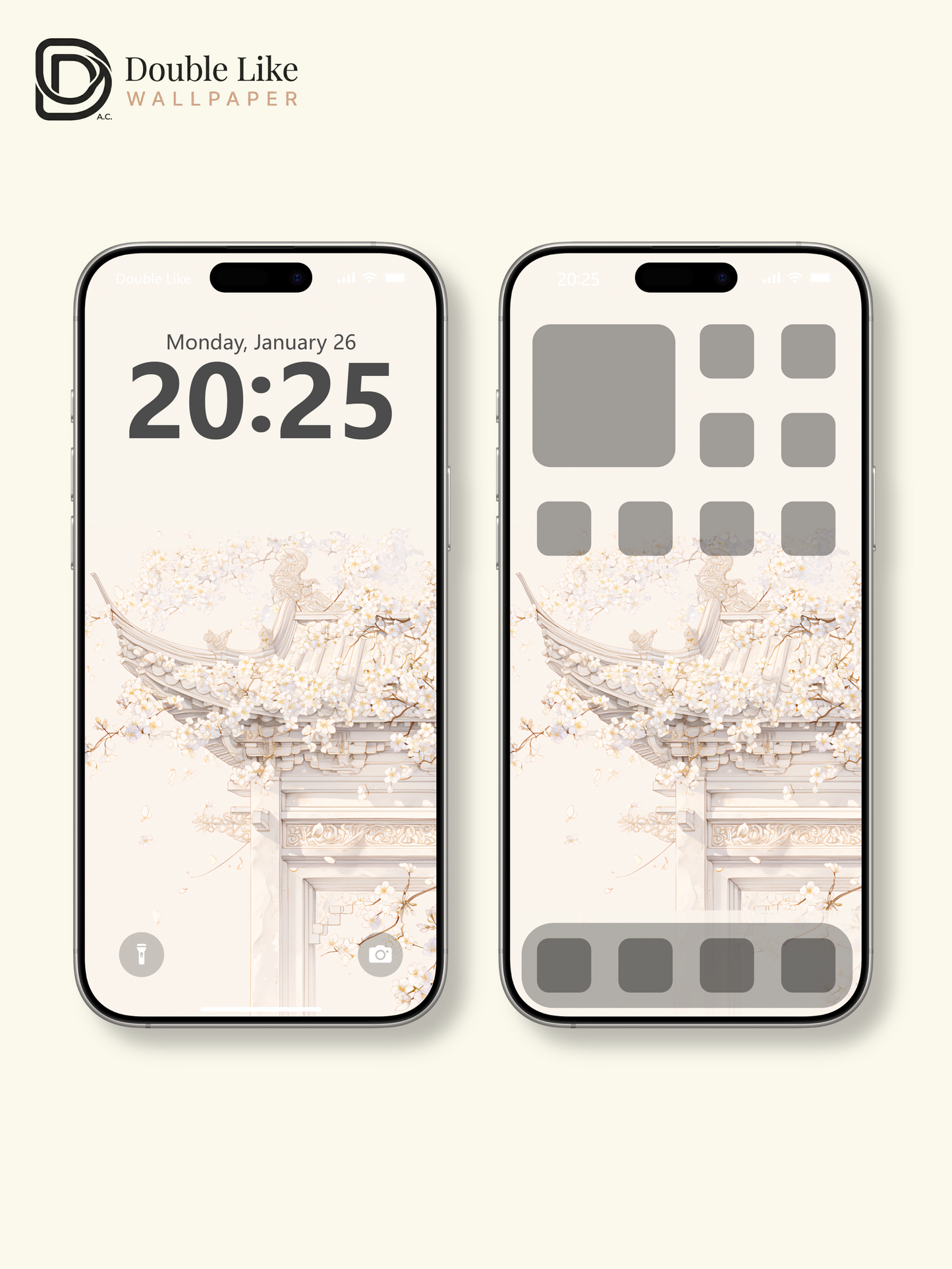 Vol.13 Aesthetic Watercolor City & Botanical Flower Art Wallpaper Pack [#WGP013]