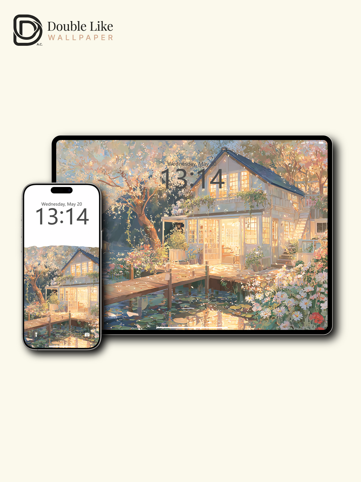Vol.04 Aesthetic Watercolor City & Botanical Flower Art Wallpaper Pack [#WGP004]