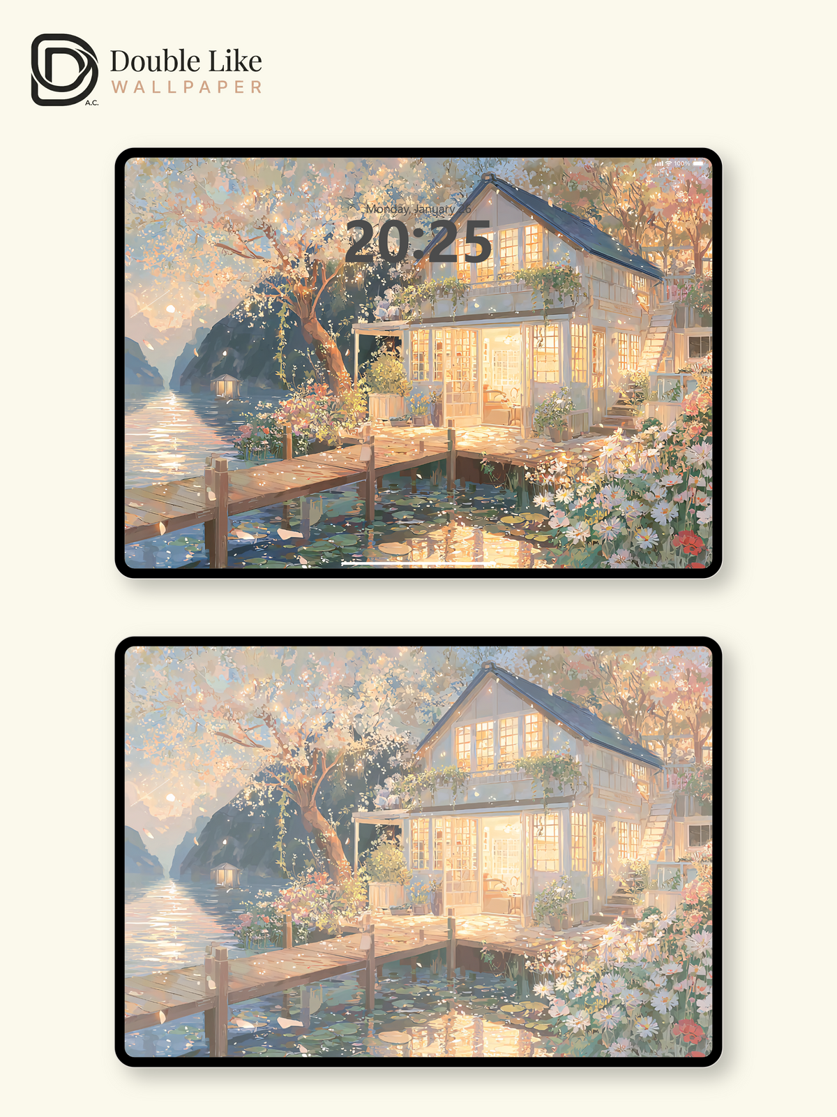 Vol.04 Aesthetic Watercolor City & Botanical Flower Art Wallpaper Pack [#WGP004]