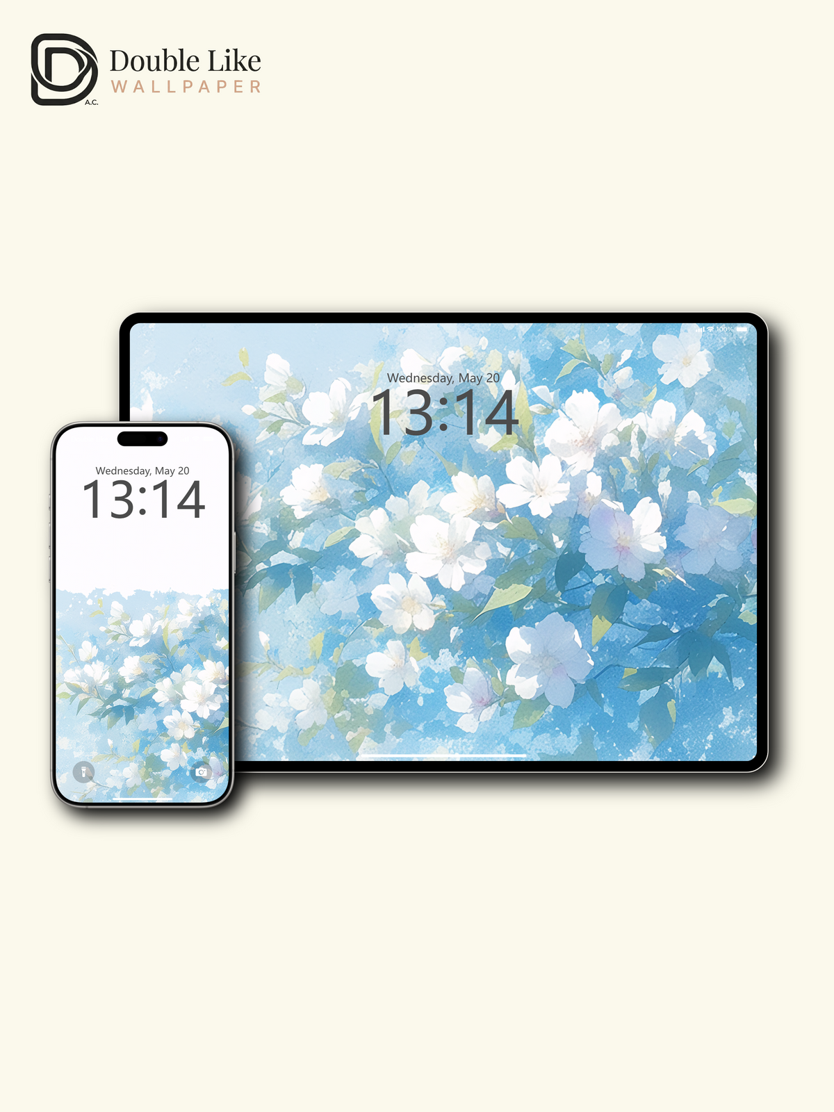 Vol.05 Aesthetic Watercolor City & Botanical Flower Art Wallpaper Pack [#WGP005]