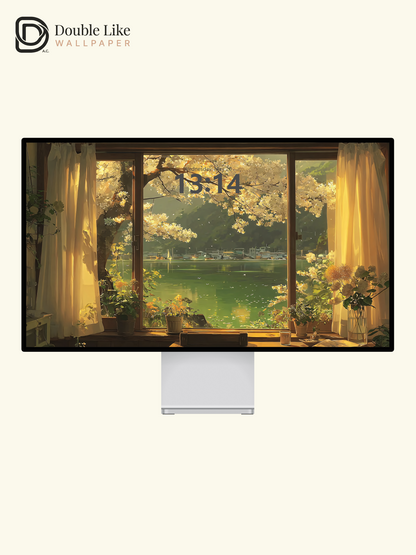 Vol.12 Aesthetic Watercolor City & Botanical Flower Art Wallpaper Pack [#WGP012]