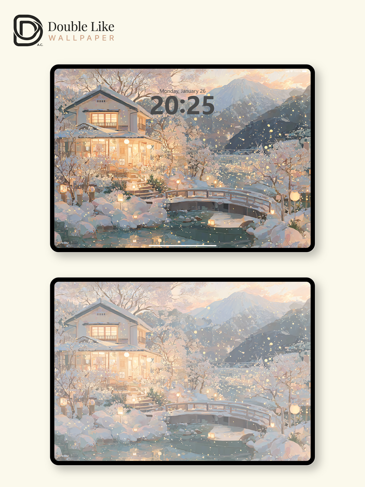 Vol.14 Aesthetic Watercolor City & Botanical Flower Art Wallpaper Pack [#WGP014]