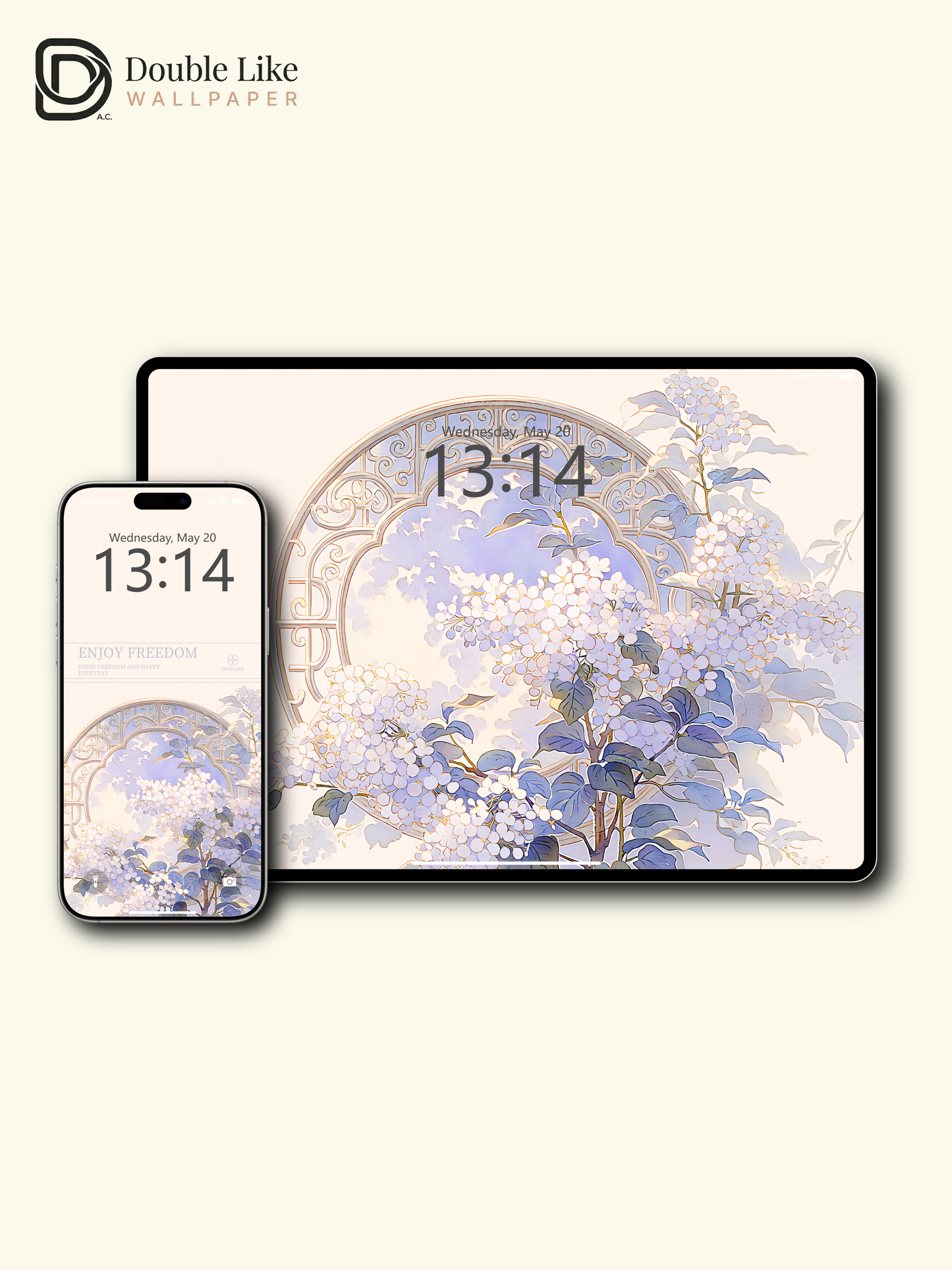 Vol.18 Aesthetic Watercolor City & Botanical Flower Art Wallpaper Pack [#WGP018]