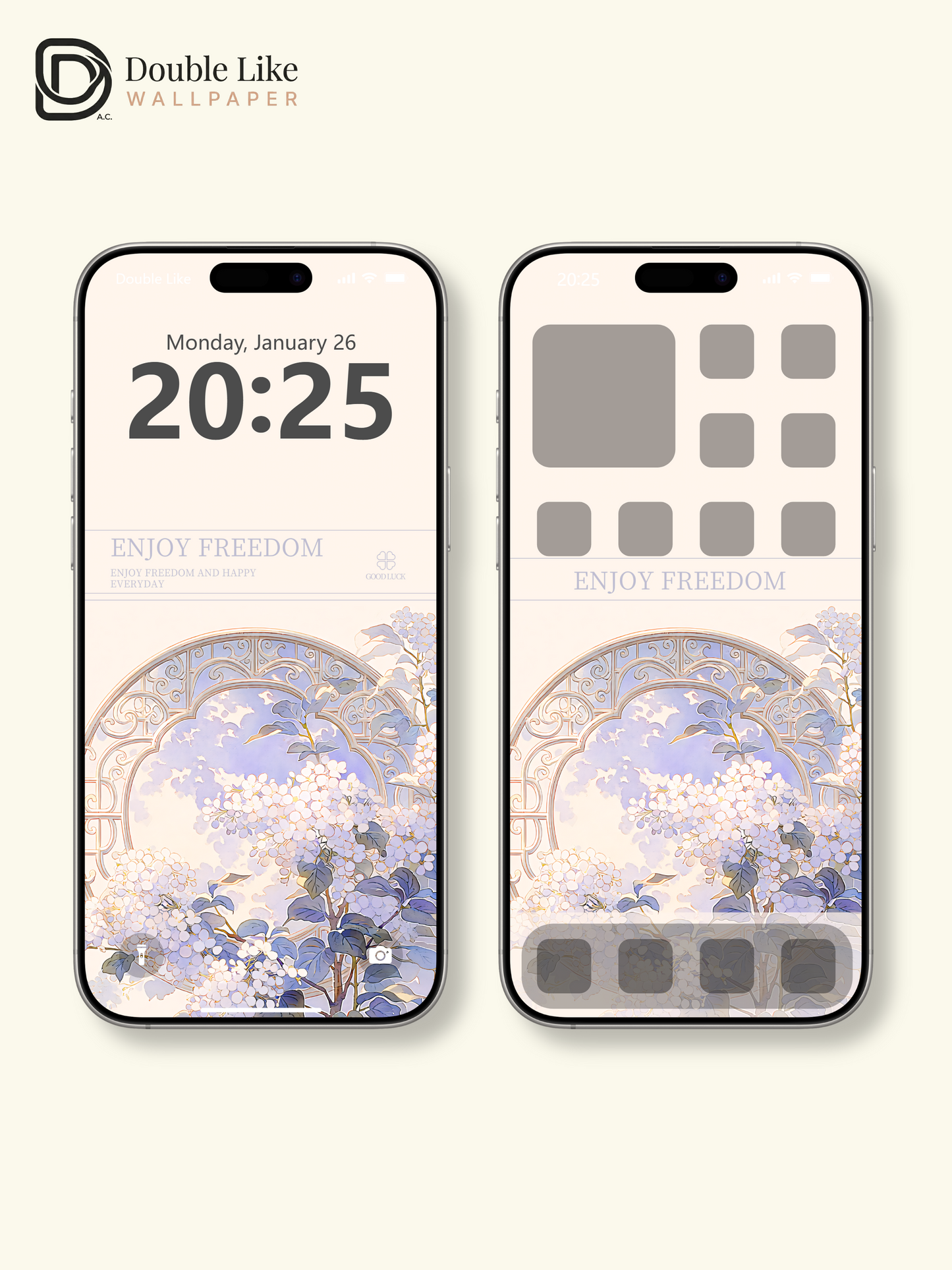 Vol.18 Aesthetic Watercolor City & Botanical Flower Art Wallpaper Pack [#WGP018]