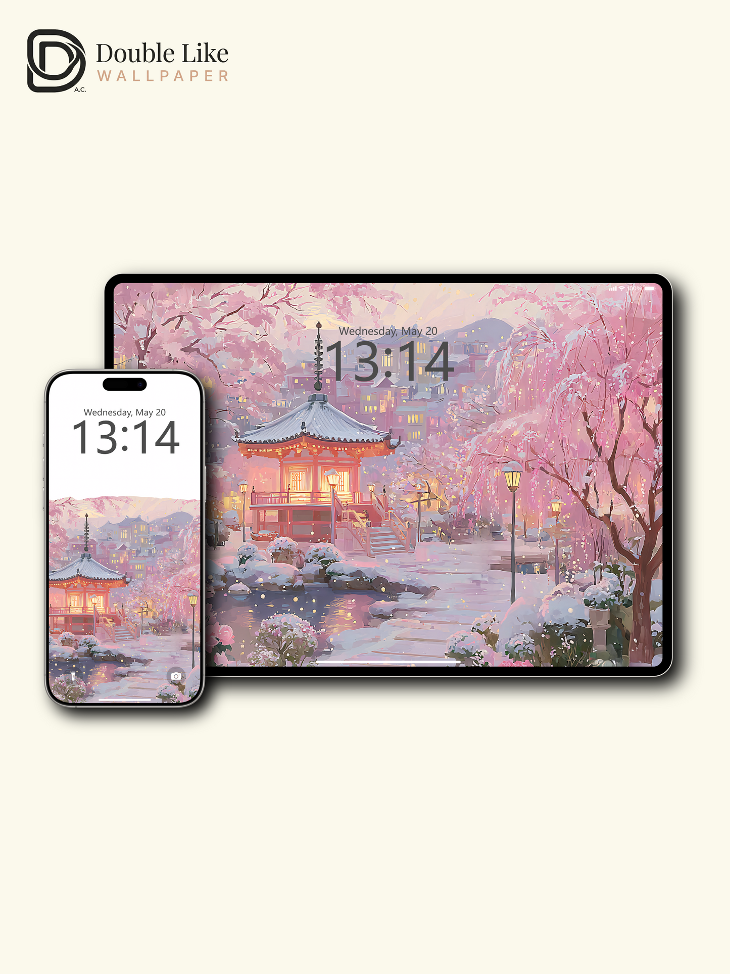 Vol.16 Aesthetic Watercolor City & Botanical Flower Art Wallpaper Pack [#WGP016]