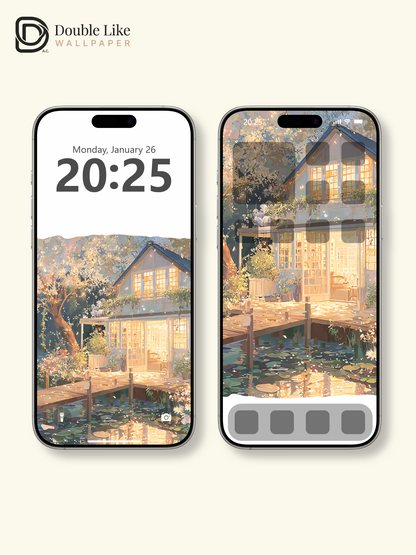 Vol.04 Aesthetic Watercolor City & Botanical Flower Art Wallpaper Pack [#WGP004]