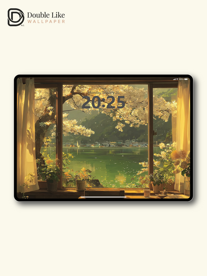 Vol.12 Aesthetic Watercolor City & Botanical Flower Art Wallpaper Pack [#WGP012]