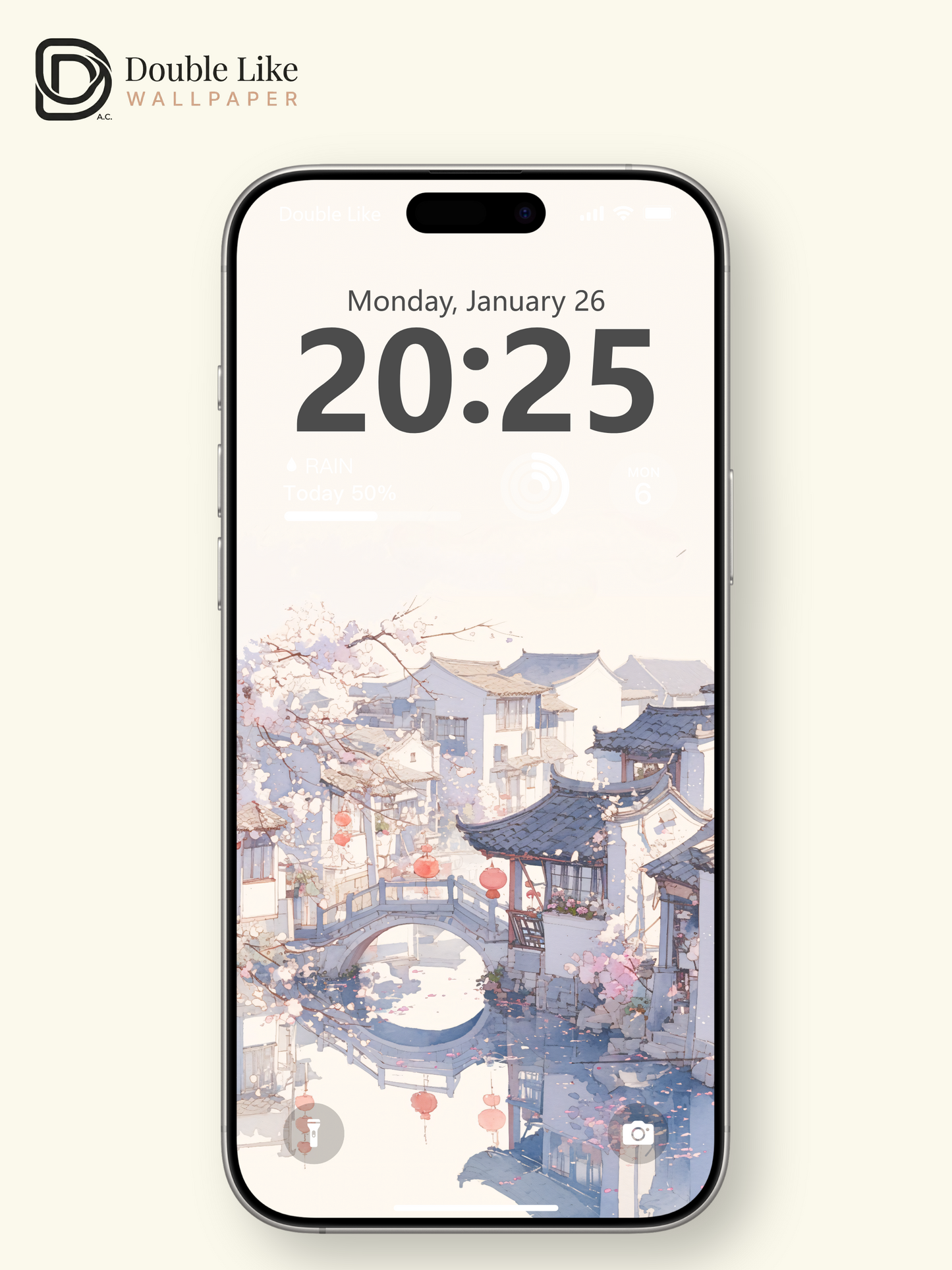 Vol.01 Aesthetic Watercolor City & Botanical Flower Art Wallpaper Pack [#WGP001]