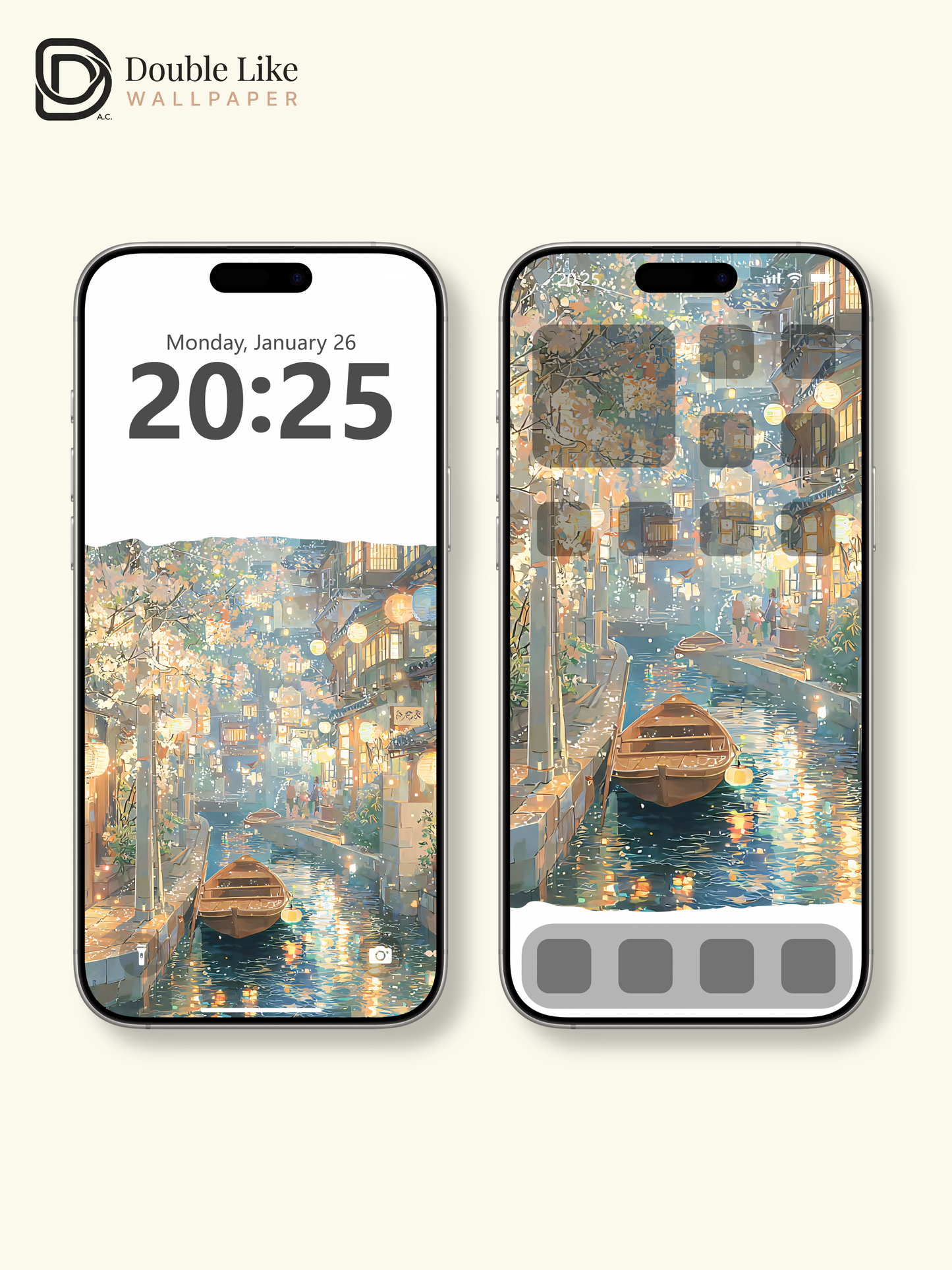 Vol.14 Aesthetic Watercolor City & Botanical Flower Art Wallpaper Pack [#WGP014]