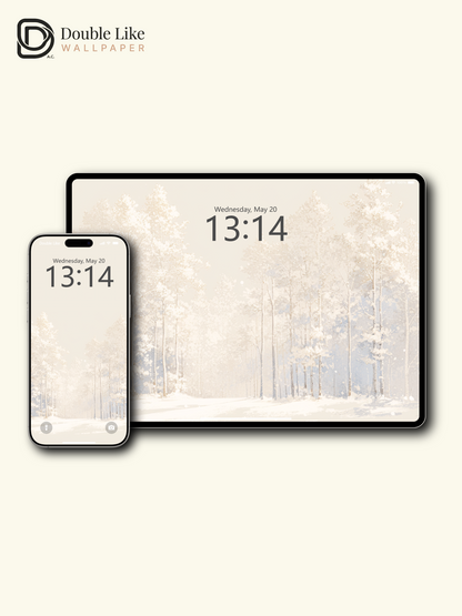 Vol.05 Aesthetic Watercolor City & Botanical Flower Art Wallpaper Pack [#WGP005]
