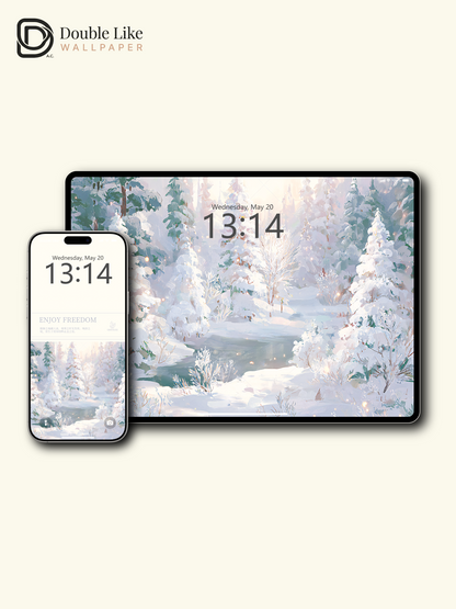 Vol.12 Aesthetic Watercolor City & Botanical Flower Art Wallpaper Pack [#WGP012]