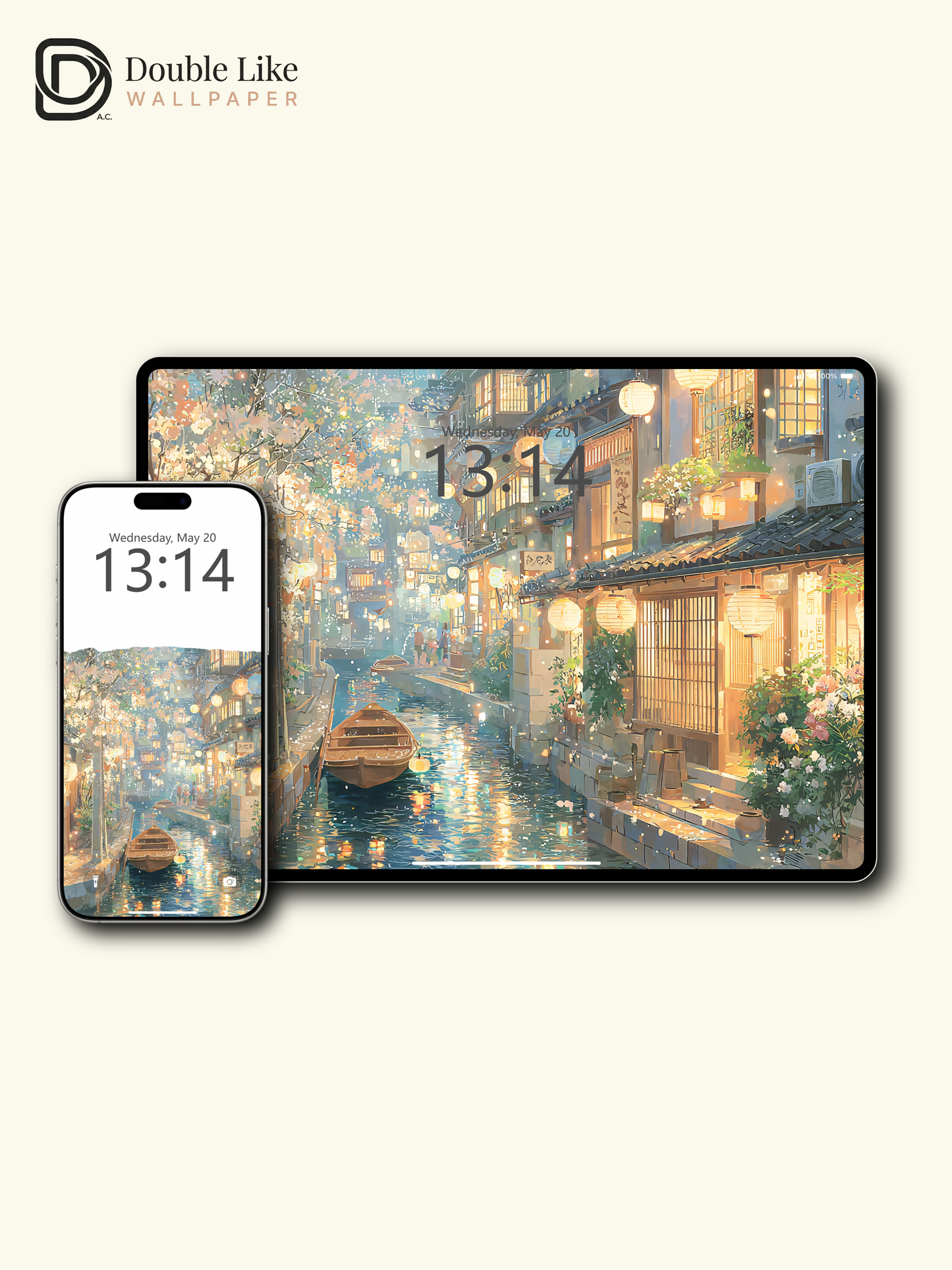 Vol.14 Aesthetic Watercolor City & Botanical Flower Art Wallpaper Pack [#WGP014]