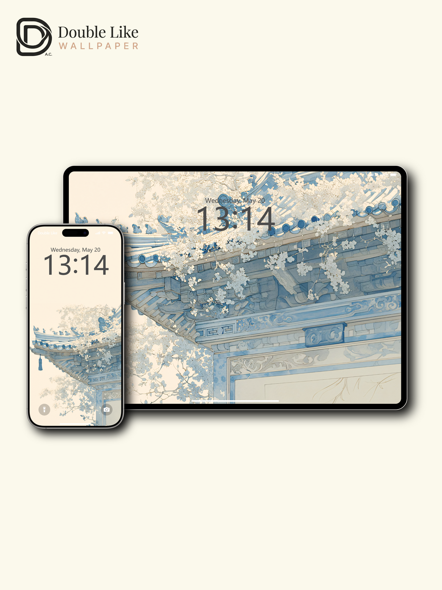 Vol.07 Aesthetic Watercolor City & Botanical Flower Art Wallpaper Pack [#WGP007]