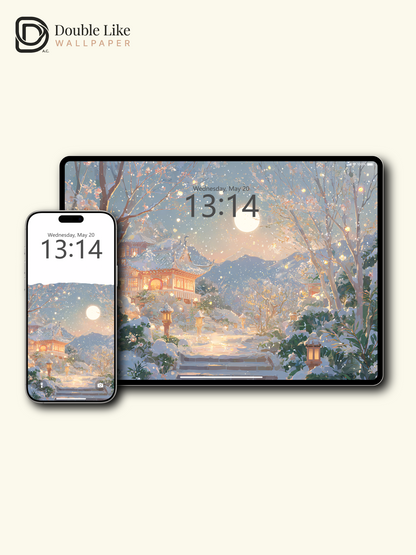 Vol.04 Aesthetic Watercolor City & Botanical Flower Art Wallpaper Pack [#WGP004]