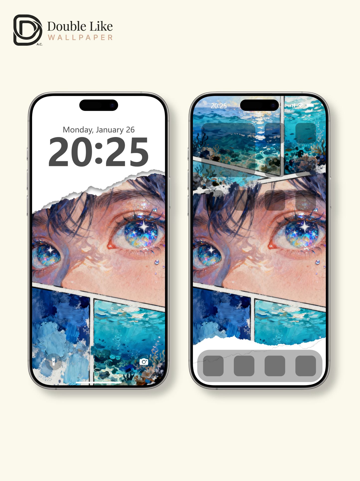 Vol.15 Aesthetic Watercolor City & Botanical Flower Art Wallpaper Pack [#WGP015]
