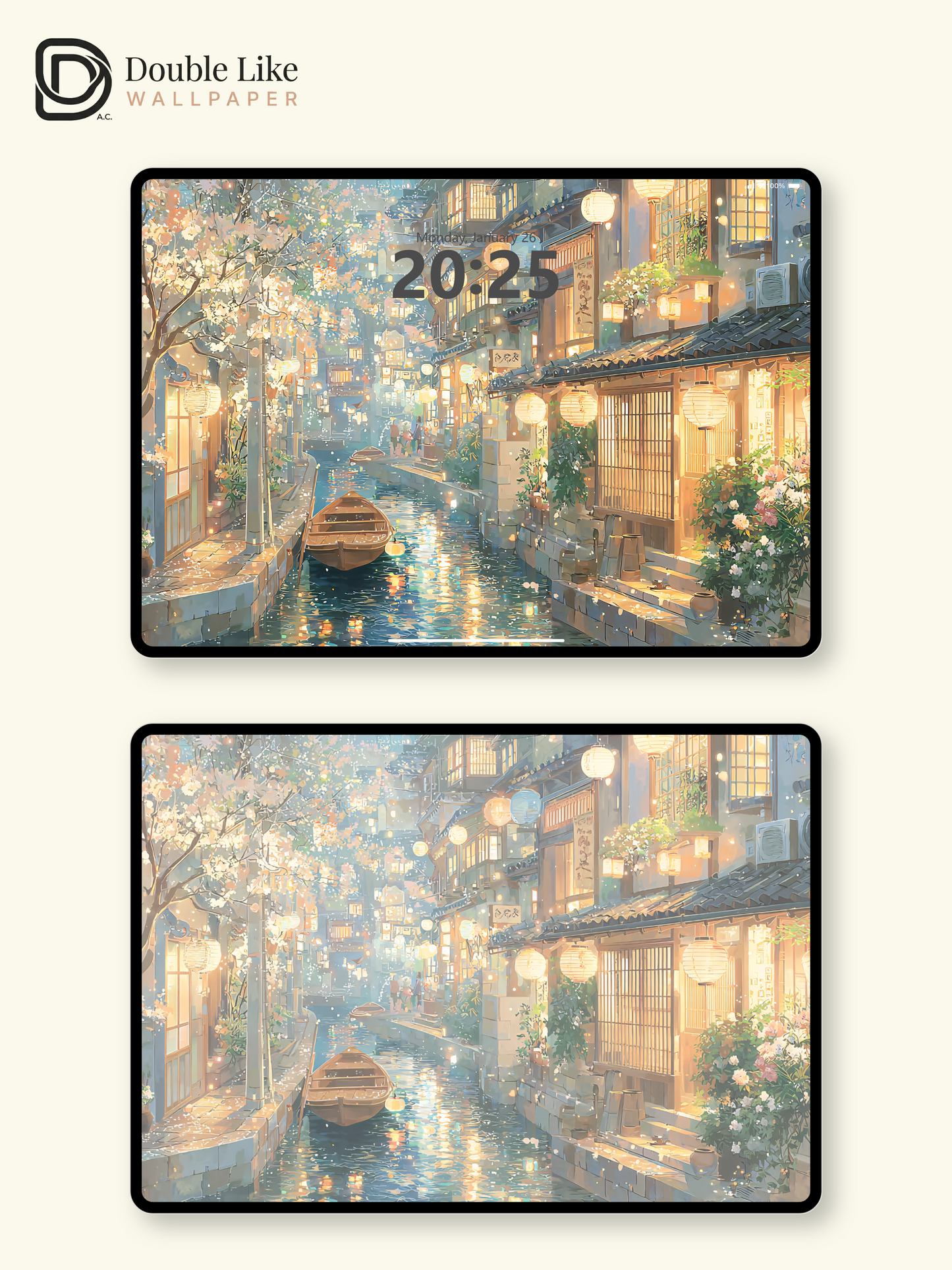 Vol.14 Aesthetic Watercolor City & Botanical Flower Art Wallpaper Pack [#WGP014]