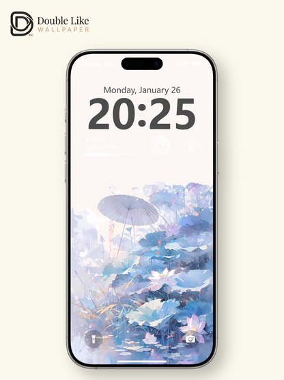 Vol.01 Aesthetic Watercolor City & Botanical Flower Art Wallpaper Pack [#WGP001]