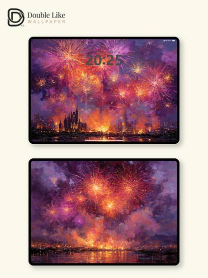 Vol.04 Aesthetic Watercolor City & Botanical Flower Art Wallpaper Pack [#WGP004]
