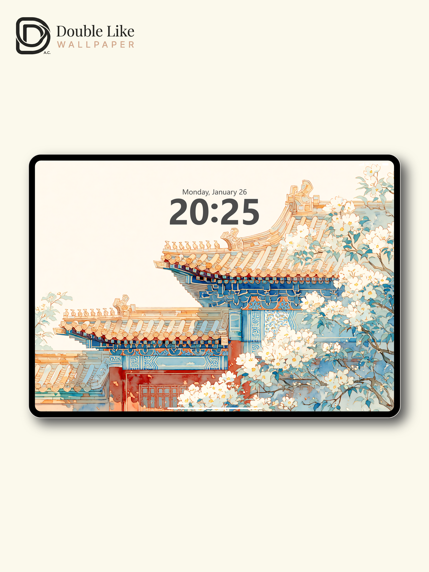 Vol.17 Aesthetic Watercolor City & Botanical Flower Art Wallpaper Pack [#WGP017]
