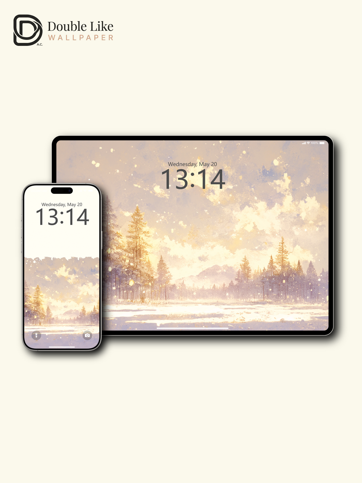 Vol.05 Aesthetic Watercolor City & Botanical Flower Art Wallpaper Pack [#WGP005]