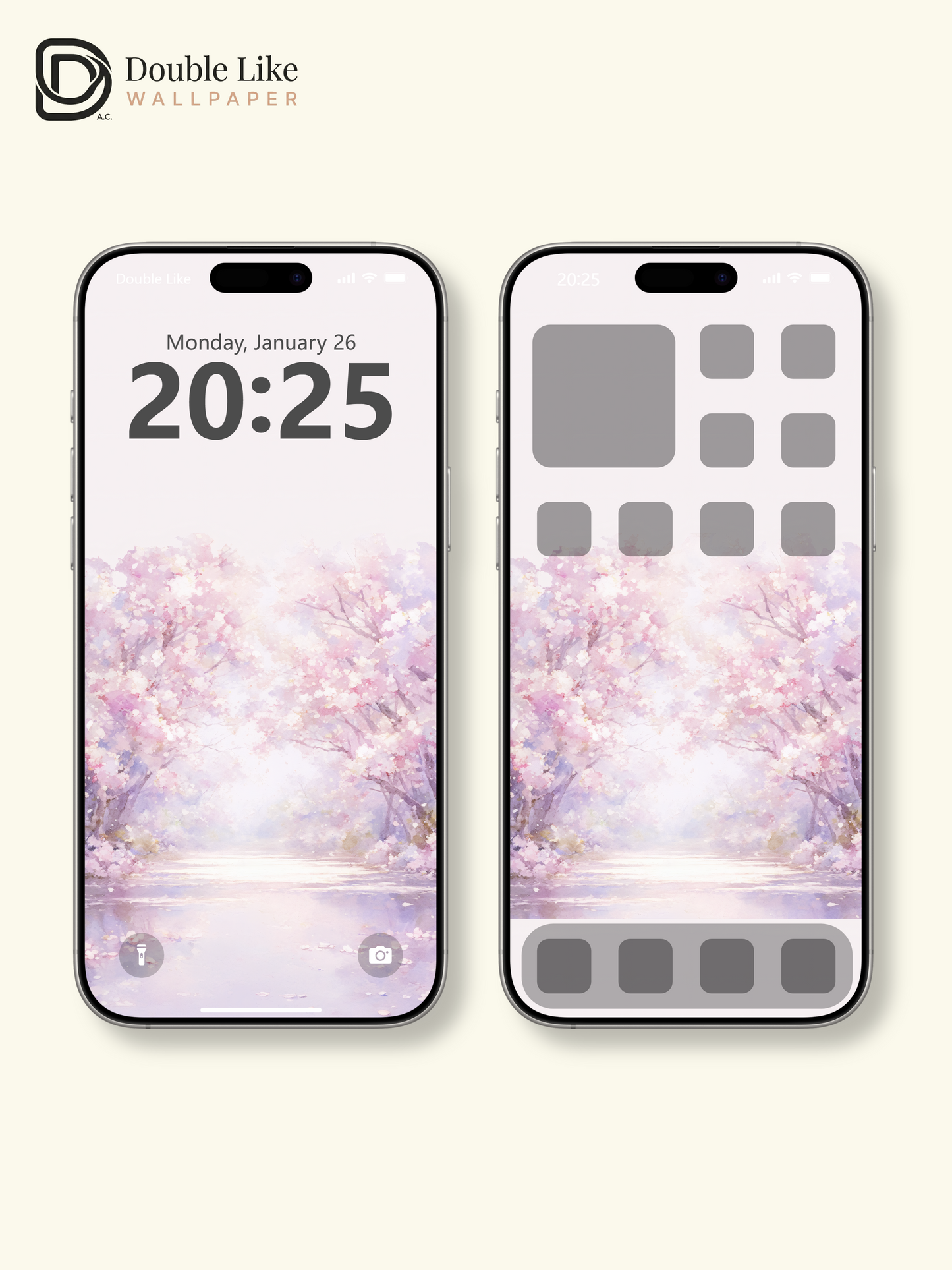 Vol.02 Aesthetic Watercolor City & Botanical Flower Art Wallpaper Pack [#WGP002]