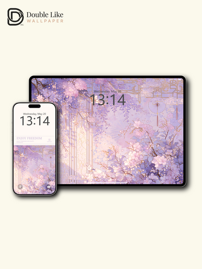 Vol.19 Aesthetic Watercolor City & Botanical Flower Art Wallpaper Pack [#WGP019]