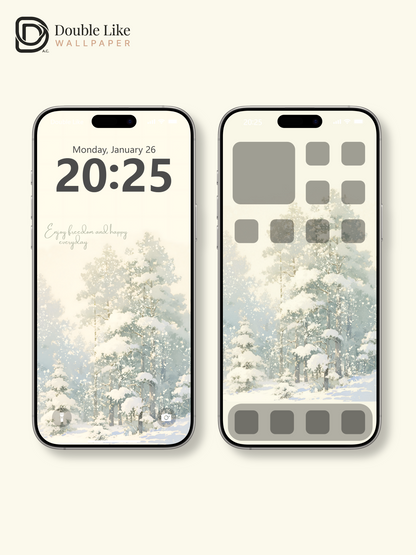 Vol.02 Aesthetic Watercolor City & Botanical Flower Art Wallpaper Pack [#WGP002]