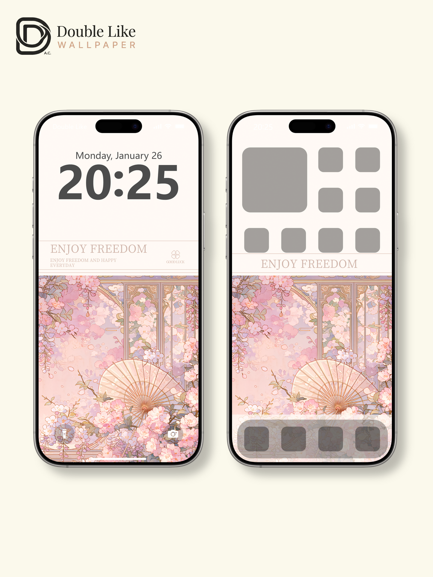 Vol.19 Aesthetic Watercolor City & Botanical Flower Art Wallpaper Pack [#WGP019]