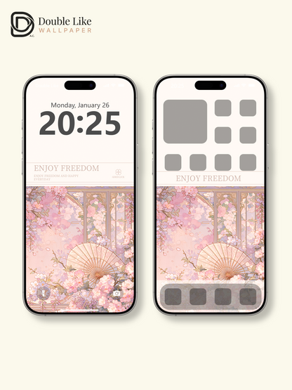 Vol.19 Aesthetic Watercolor City & Botanical Flower Art Wallpaper Pack [#WGP019]