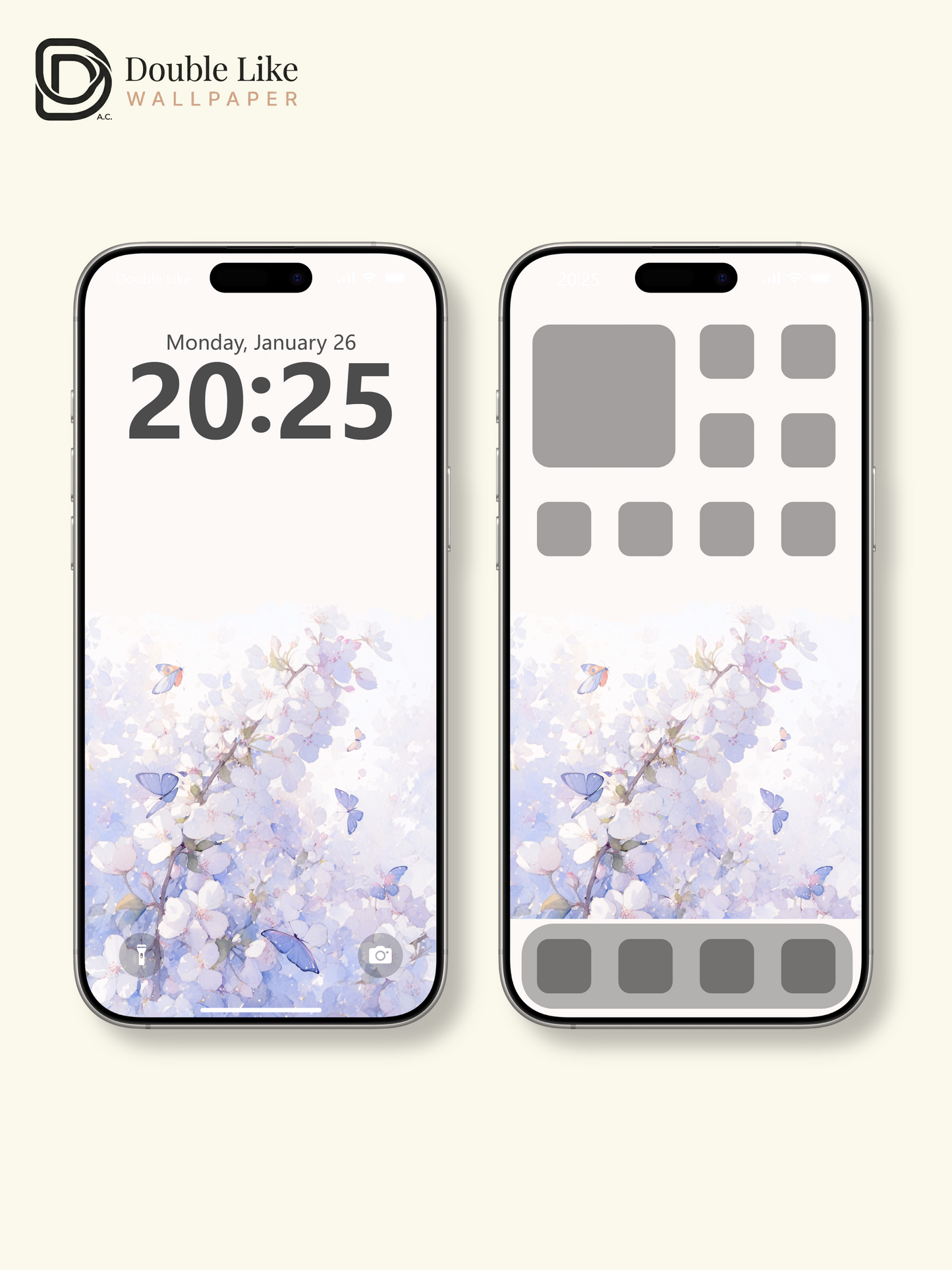 Vol.02 Aesthetic Watercolor City & Botanical Flower Art Wallpaper Pack [#WGP002]