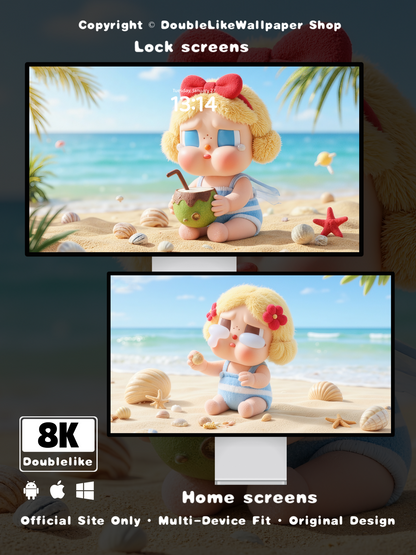 Slow Life on Beach [#C101]
