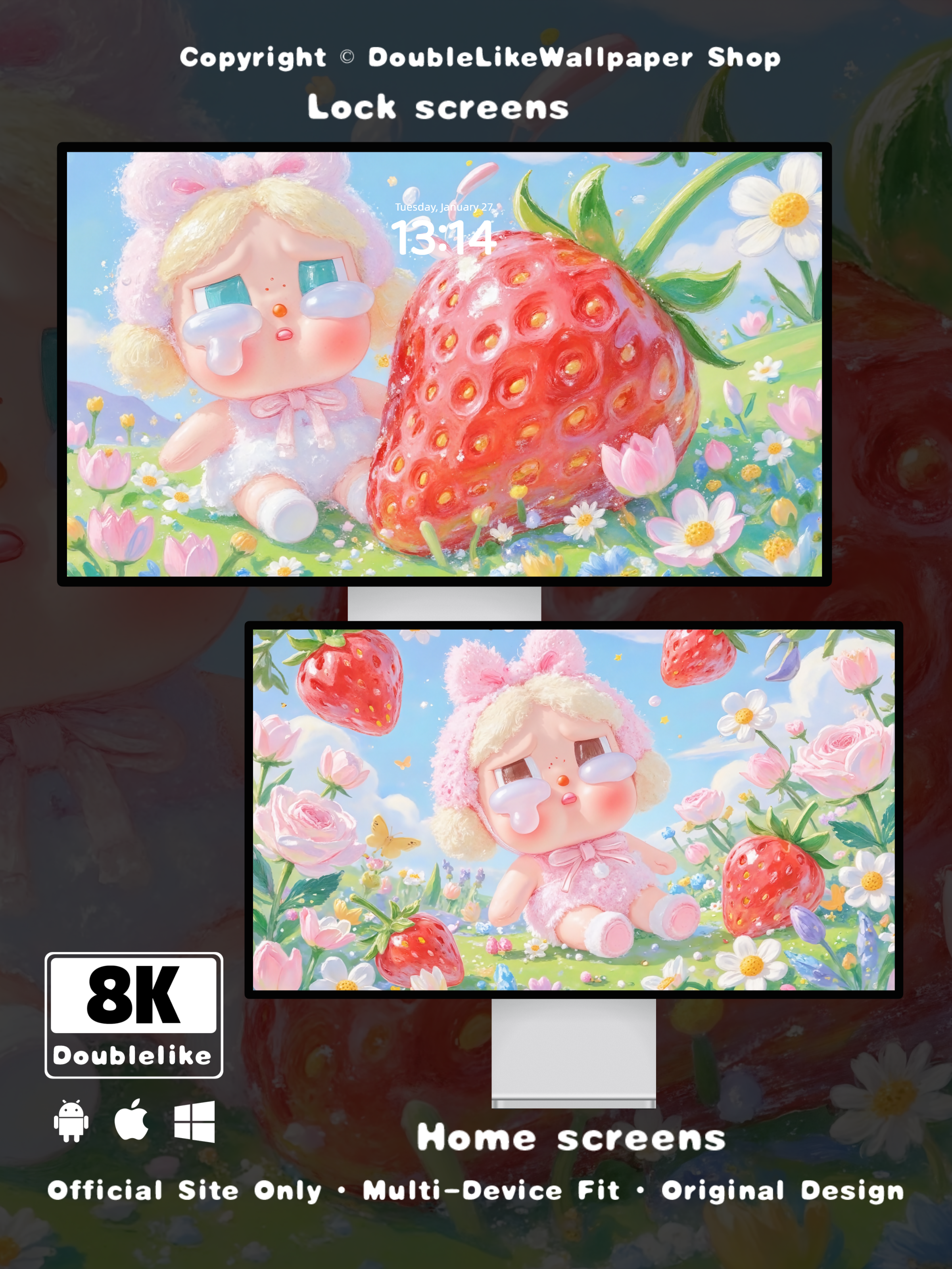 Delicious Strawberries [#C080]