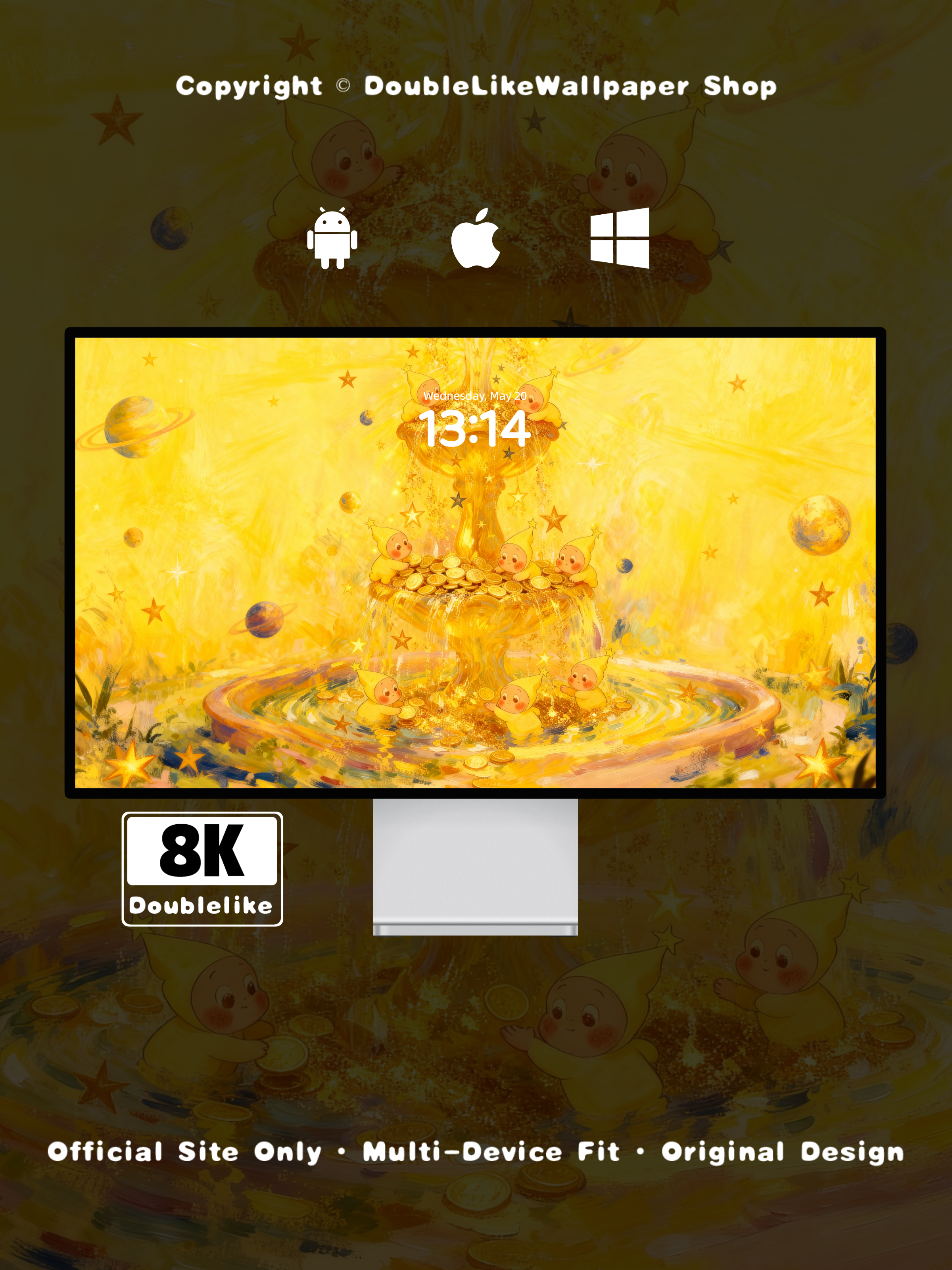 Energy Gold Coin Fountain [#176]