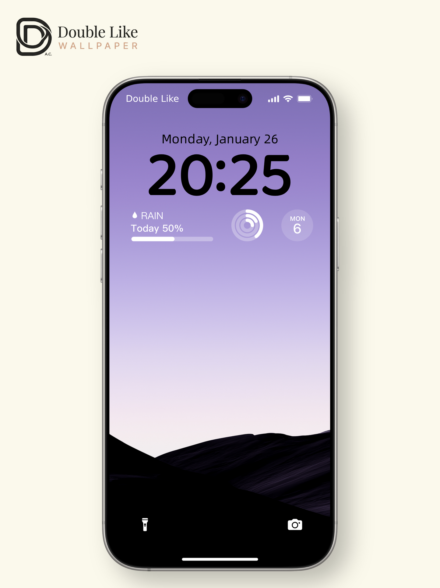 Purple Dusk Dune Minimal Dreamy Landscape Wallpaper Pack [#LFHL30501]