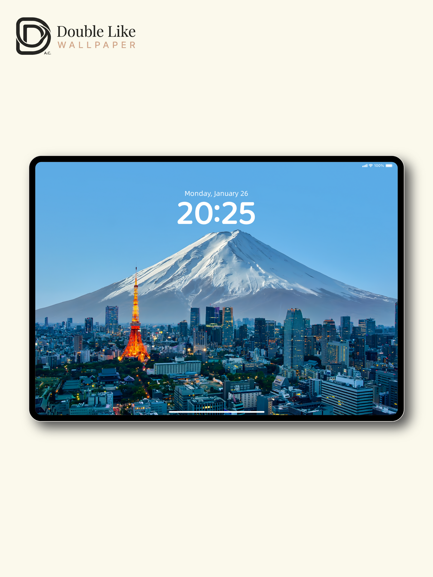Tokyo Tower & Mount Fuji City Night Aesthetic Wallpaper [#ZMY332]