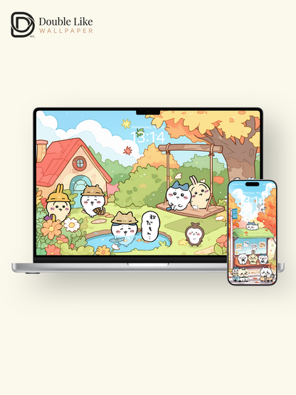 Autumn Little Moments · Cozy Animal Bus Stop [#CKW248]