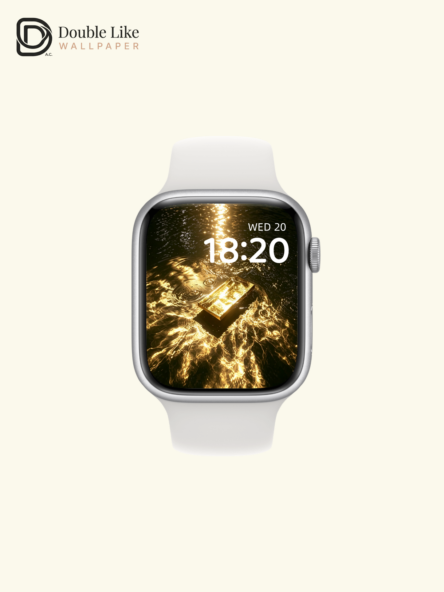 Water Ripple Gold Bar Money Magnet Talisman Wallpaper [#HWWx035]