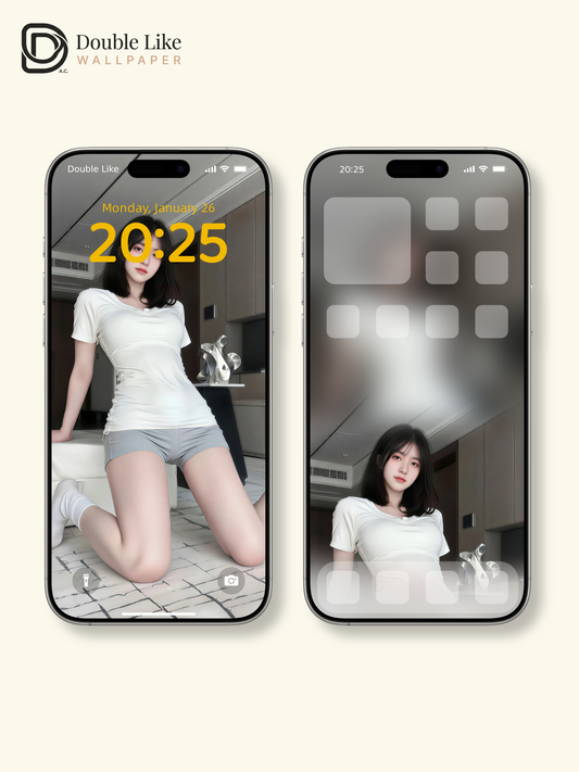 White Beginning | Minimalist Character Wallpaper Pack [#gjc2606004]