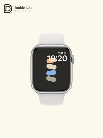 Minimalist Stacked Pastel Capsules Dark Background Aesthetic Wallpaper Pack [#ZMY532]