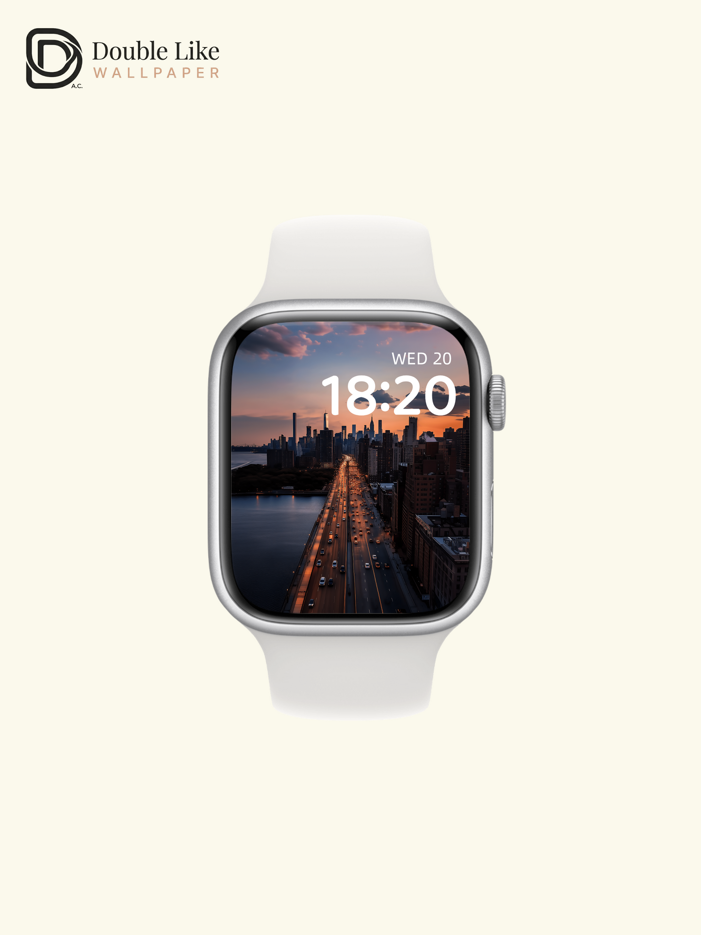 New York City Skyline Sunset Highway Landscape Wallpaper Pack [#ZJY446]
