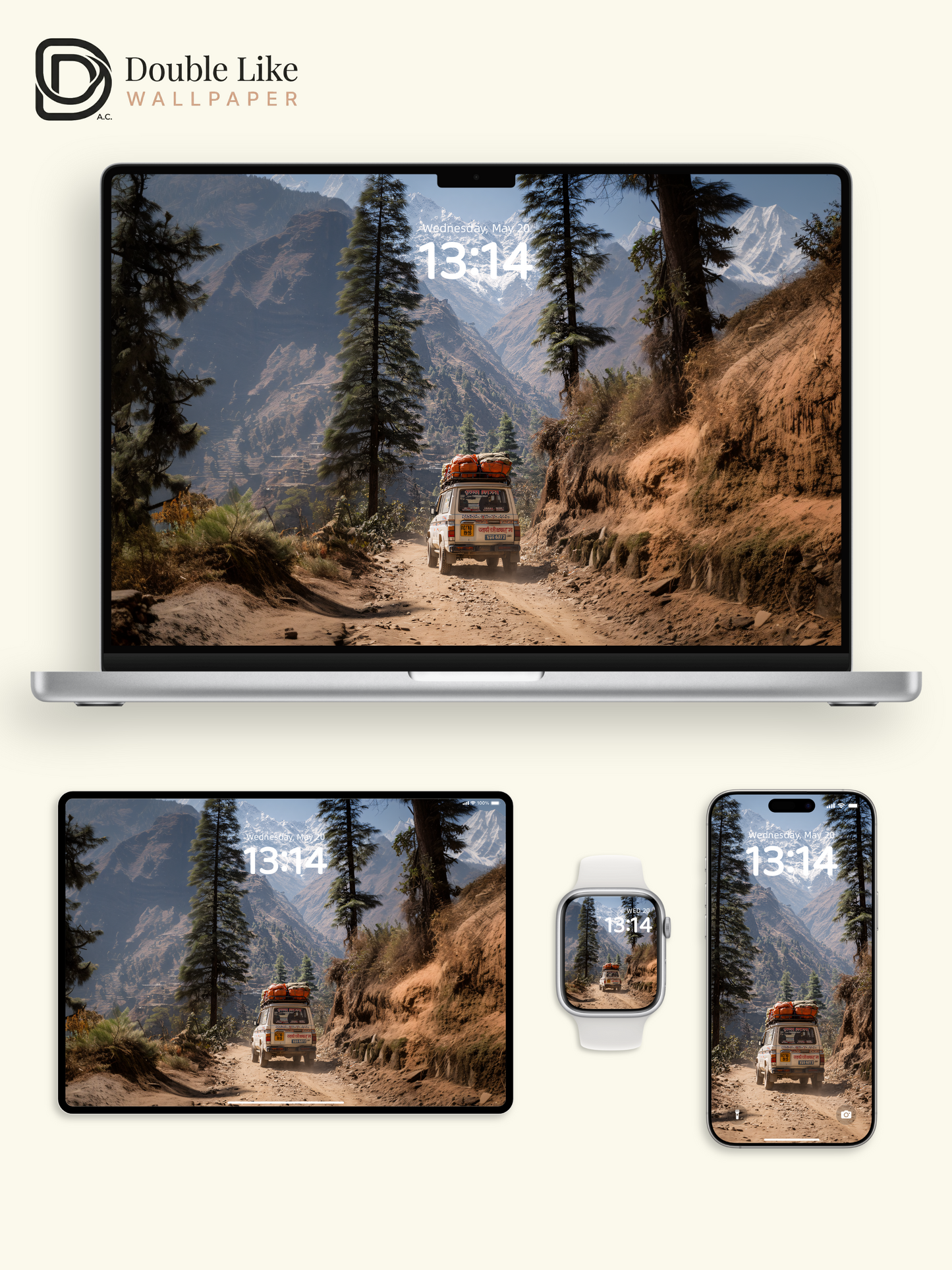 Himalayan Mountain Road & Off-Road Adventure Aesthetic Wallpaper Pack [#JJ1410]