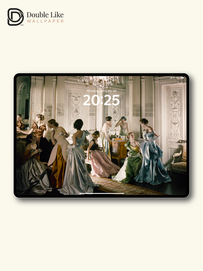 Mirror Ball | Romantic Vintage Portrait Wallpaper Pack [#ZMY146]