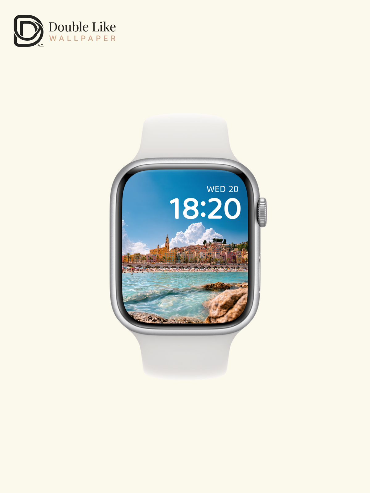 French Riviera Coastal Town & Turquoise Sea Aesthetic Wallpaper Pack [#JJ1455]