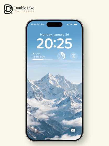 Majestic Snow Mountain Peaks Aesthetic Wallpaper Pack for All Devices [#LFHL30604]