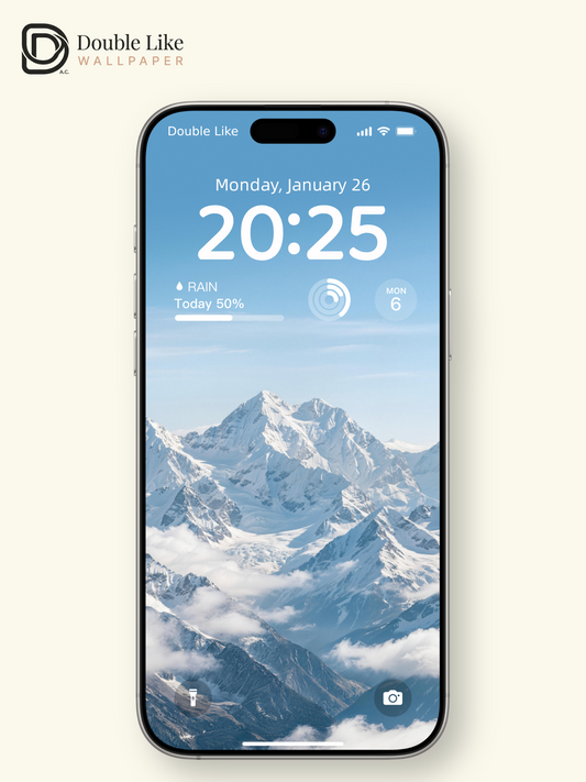 Majestic Snow Mountain Peaks Aesthetic Wallpaper Pack for All Devices [#LFHL30604]