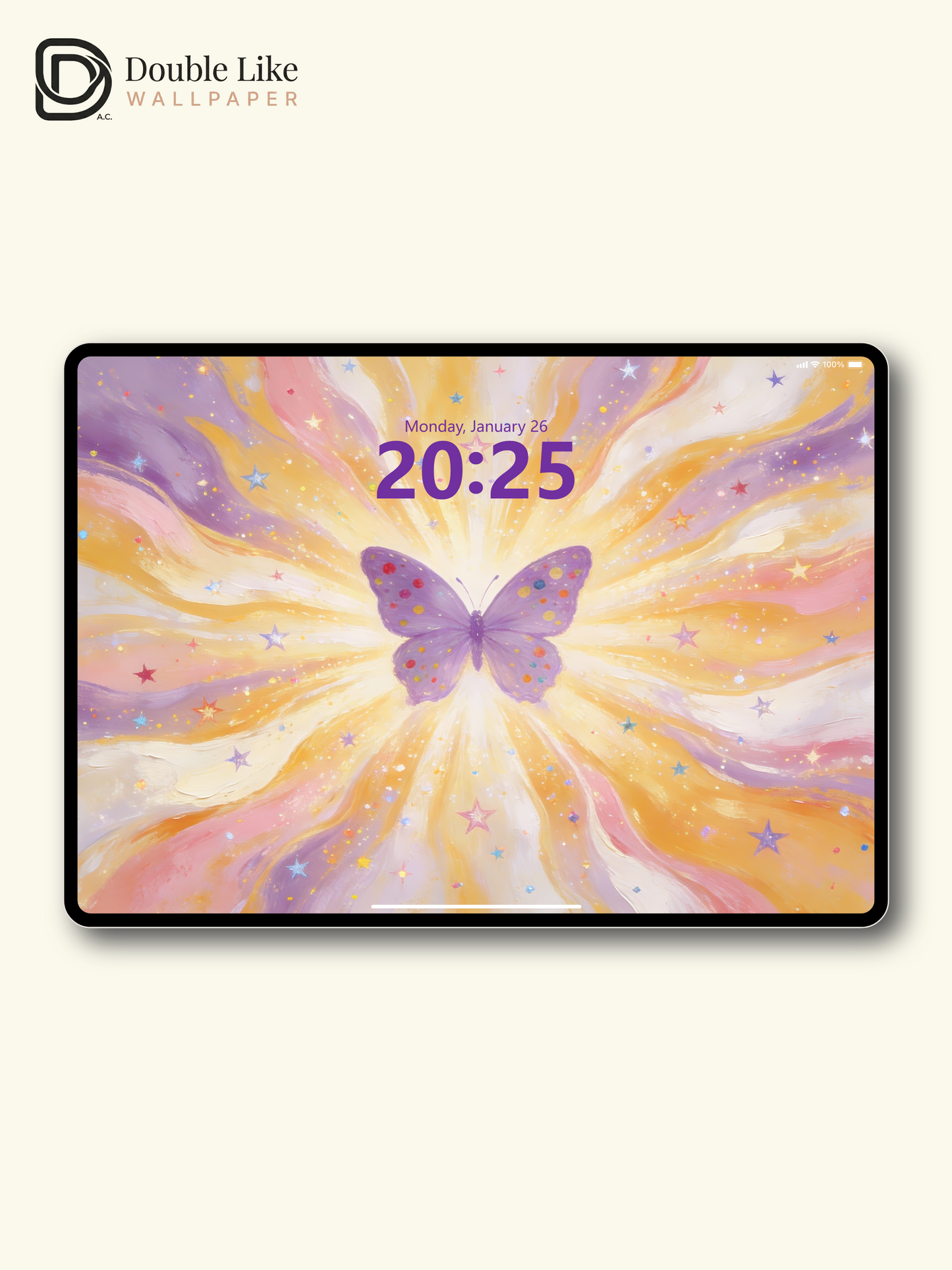 This butterfly wallpaper brings transformation & good luck! Live wallpaper fits all phones [#HWWa008]